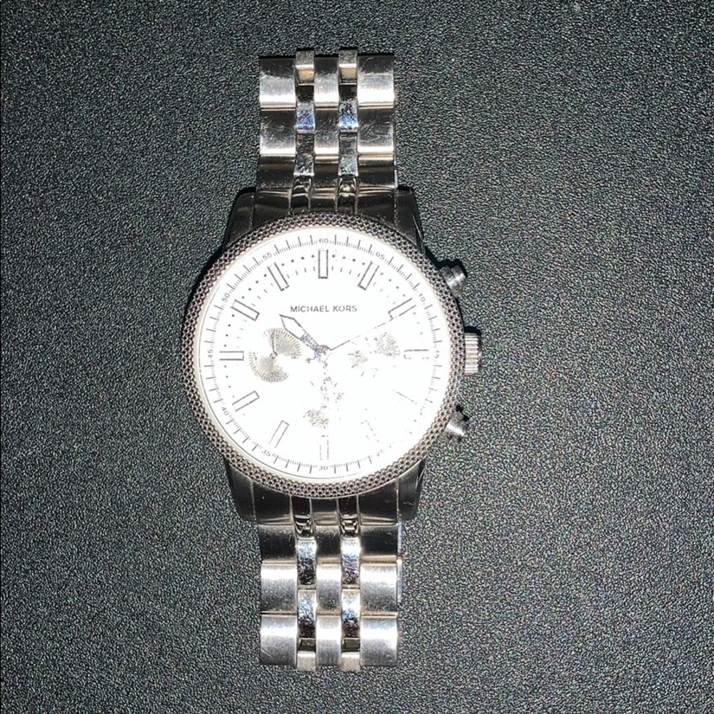 Silver MK watch